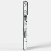 天空のドリームズドードルパーソナライズされたズ Case-Mate iPhoneケース (裏面 / 右)