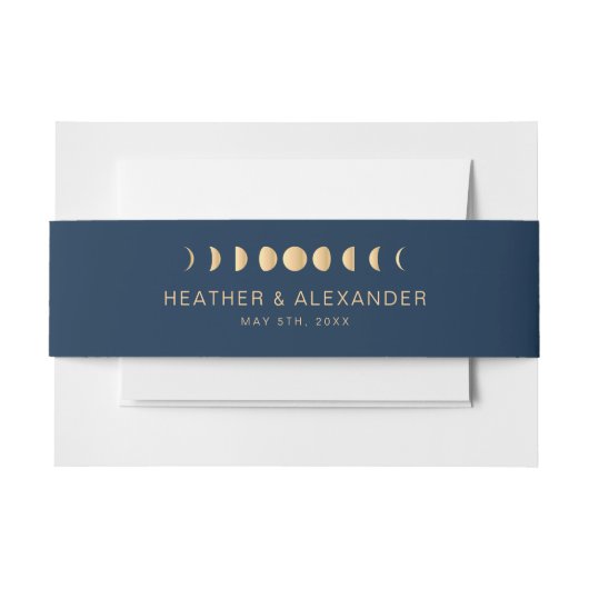 天空のブルーベリーバンド 招待状ベリーバンド (正面例)