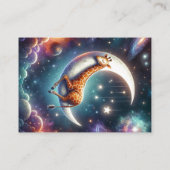 天空のベビーキリンが本の赤ちゃんシャワーを持参 エンクロージャーカード (裏面)