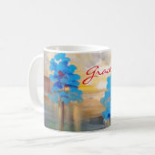 天空のマグ: カスタム コーヒーマグカップ (正面左)