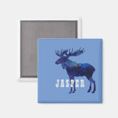 天空のムースシルエットカスタム マグネット (正面/裏面)