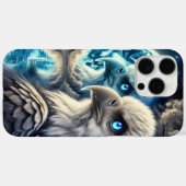 天空のワシが海を見守白熱［赤熱］光を放つる Case-Mate iPhoneケース (裏面 (横))