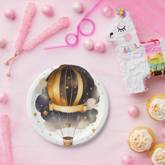 天空のワムシー：天気球の赤ちゃんシャワー ペーパープレート (パーティー)