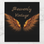 天空のヴィンテージ ワインラベル (シングルラベル)