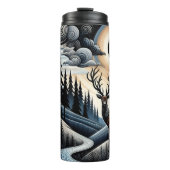 天空の下にシカを置く タンブラー (正面)