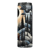 天空の下にシカを置く タンブラー (裏面)