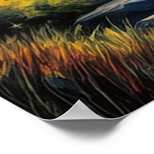 天空の下の谷 ポスター (角)