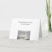 天空の光の季節の挨拶状 シーズンカード (裏面)