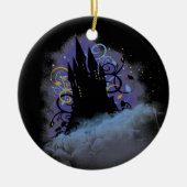 天空の城 セラミックオーナメント (正面)