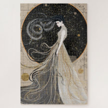 天空の夢のような宇宙の女性