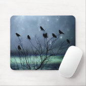 天空の夢の国のカラス マウスパッド (マウス)