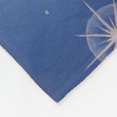 天空の夢の国ムーンブランケット フリースブランケット (角)