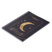 天空の夢 – ムーンタロットカード ノートブック (左側)