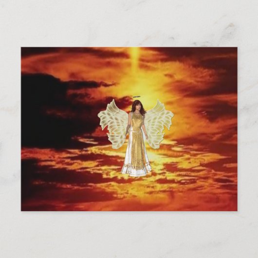 天空の天使ポストカード ポストカード (正面)