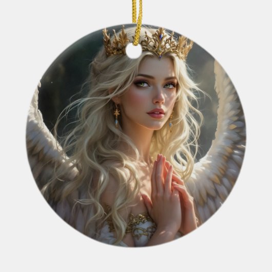天空の女王 セラミックオーナメント (正面)