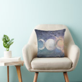 天空の宇宙トリプルムーン女神ムーンストーン クッション (椅子)