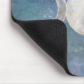 天空の宇宙トリプルムーン女神ムーンストーン マウスパッド (コーナー)