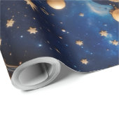 天空の宇宙 – 魅惑的 ラッピングペーパー (ロールコーナー)