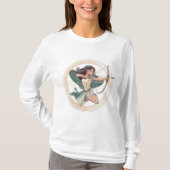 天空の射手座の女狩人 Tシャツ (正面)