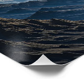 天空の山の空想 ポスター (コーナー)