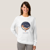 天空の山並み – 月夢 Tシャツ (正面フル)
