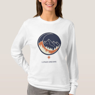 天空の山並み – 月夢 Tシャツ