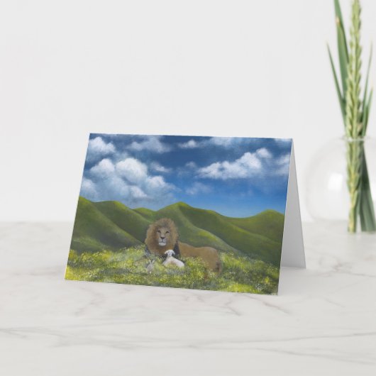 天空の平和イースターカード シーズンカード (正面)