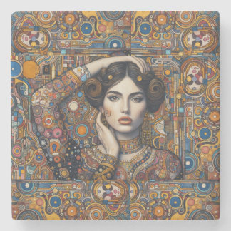 「天空の愛撫」石コースター ストーンコースター