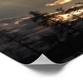 天空の日没 ポスター (角)