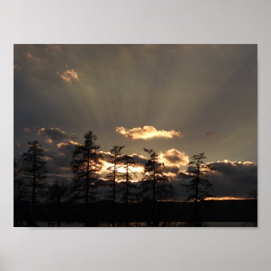 天空の日没 ポスター (正面)