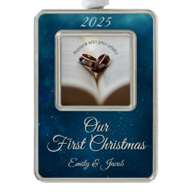 天空の深いブルー私たちの初めてのクリスマスを一緒に