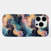 天空の渦巻き旋回 – エレガント銀河系抽象デザイン Case-Mate iPhoneケース (裏面 (横))