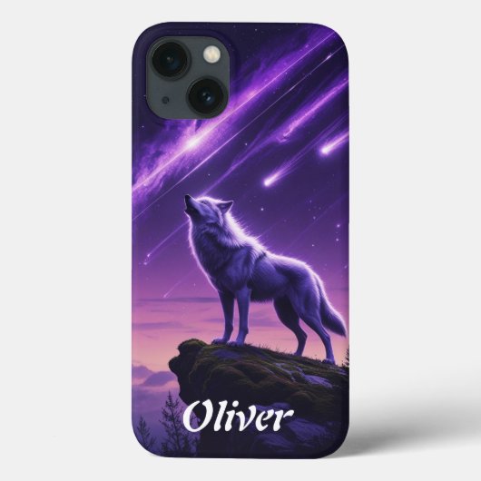 天空の狼 – Mystic Howl iPhone 13ケース Case-Mate iPhoneケース (裏面)