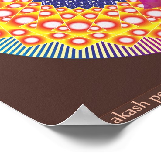 天空の知覚 ポスター (角)