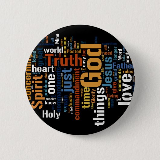 天空の表現ボタン 缶バッジ (正面)