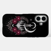 天空の開花 – 月明かりの中のゴシック様式の優雅さ Case-Mate iPhoneケース (裏面 (横))