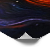 天空の陰陽アート ポスター (角)