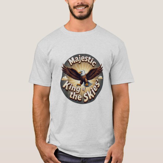 天空の雄偉なる王 Tシャツ (正面)