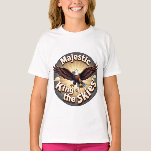 天空の雄大な王 Tシャツ (正面)