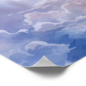 天空の雲 ポスター (角)