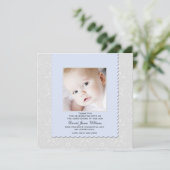 天空の青いダマスク織の写真はあなた/Notecardを感謝していしています サンキューカード (スタンド正面)