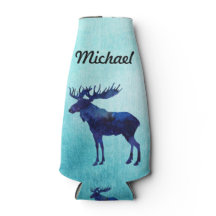 天空の青いムースシルエット