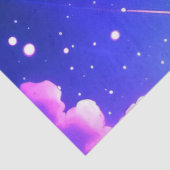 天空の青とピンクの銀河系誕生日ギフトラップ 薄葉紙 (詳細)