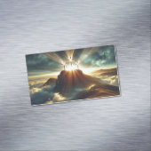 天空の風景で十字架を3つ マグネット名刺 (インサイチュ)