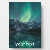 天空の風景ウォールアート – Aurora Borealis Tr フォトプラーク (正面)