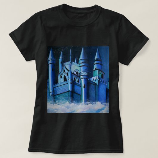 天空のTシャツの城 Tシャツ (デザイン正面)