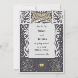 天空アールヌーボー神秘結婚の セーブザデート