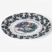 天空イベント宇宙をテーマにした誕生日パーティー ペーパープレート (アングル)