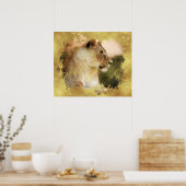 *~*天空ゴールデンアートAP23芸術的 LIONESS ポスター (キッチン)