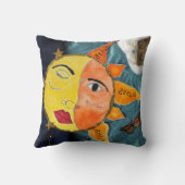 天空サーカス装飾用クッション クッション (裏面)